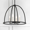 ABB-3004-BK Abbott 4 Light Lantern Chandelier | Lifestyle Image