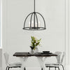 ABB-3004-BK Abbott 4 Light Lantern Chandelier | Lifestyle Image