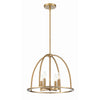 Crystorama Abbott 18.25'' Chandelier in Vibrant Gold - Additional View