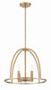 ABB-3004-VG Abbott 4 Light Lantern Chandelier | Alternate Image