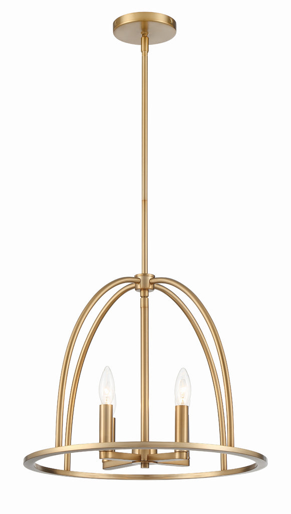 ABB-3004-VG Abbott 4 Light Lantern Chandelier | Alternate Image