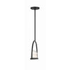 Crystorama Abbott 42'' Linear Chandelier in Black - Additional View