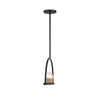 Crystorama Abbott 42'' Linear Chandelier in Black - Additional View