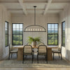 ABB-3007-BK Abbott 42'' Linear Chandelier | Lifestyle Image