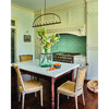Crystorama Abbott 42'' Linear Chandelier in Vibrant Gold - Lifestyle View