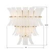 ABI-2002-AG-WH Abigail 15'' Sconce | Dimensions Image