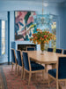 Crystorama Abigail 28'' Chandelier in Aged Brass - Lifestyle View