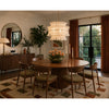 Crystorama Abigail 28'' Chandelier in Aged Brass - Lifestyle View