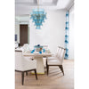 Crystorama Abigail 29.5'' Chandelier in Aged Brass - Lifestyle View