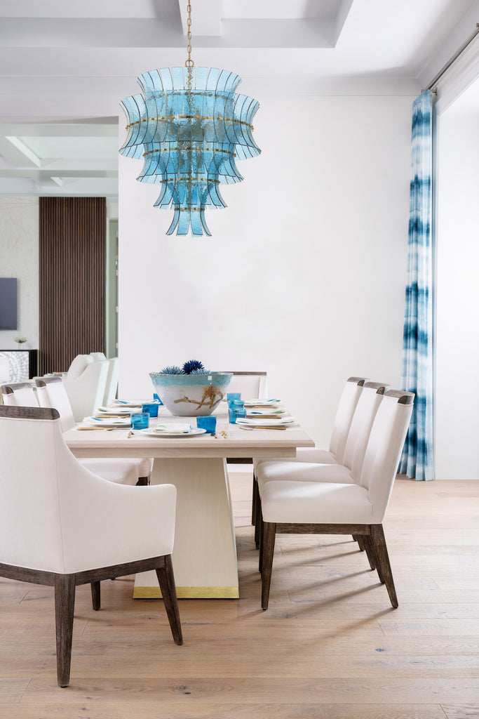 ABI-2008-AG-BL Abigail 29.5'' Chandelier | Lifestyle Image