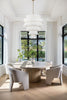 ABI-2008-AG-WH Abigail 29.5'' Chandelier | Lifestyle Image