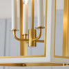 AC1094MWTBBS Curt 4 Light Lantern Chandelier | Alternate Image
