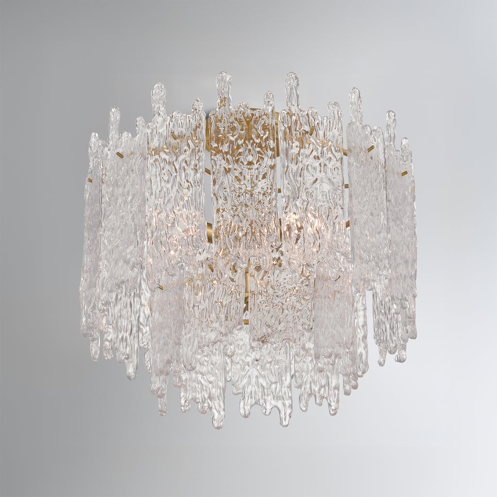 ACK-920-AG Ackerly 16'' Semi Flush Mount | Lifestyle Image