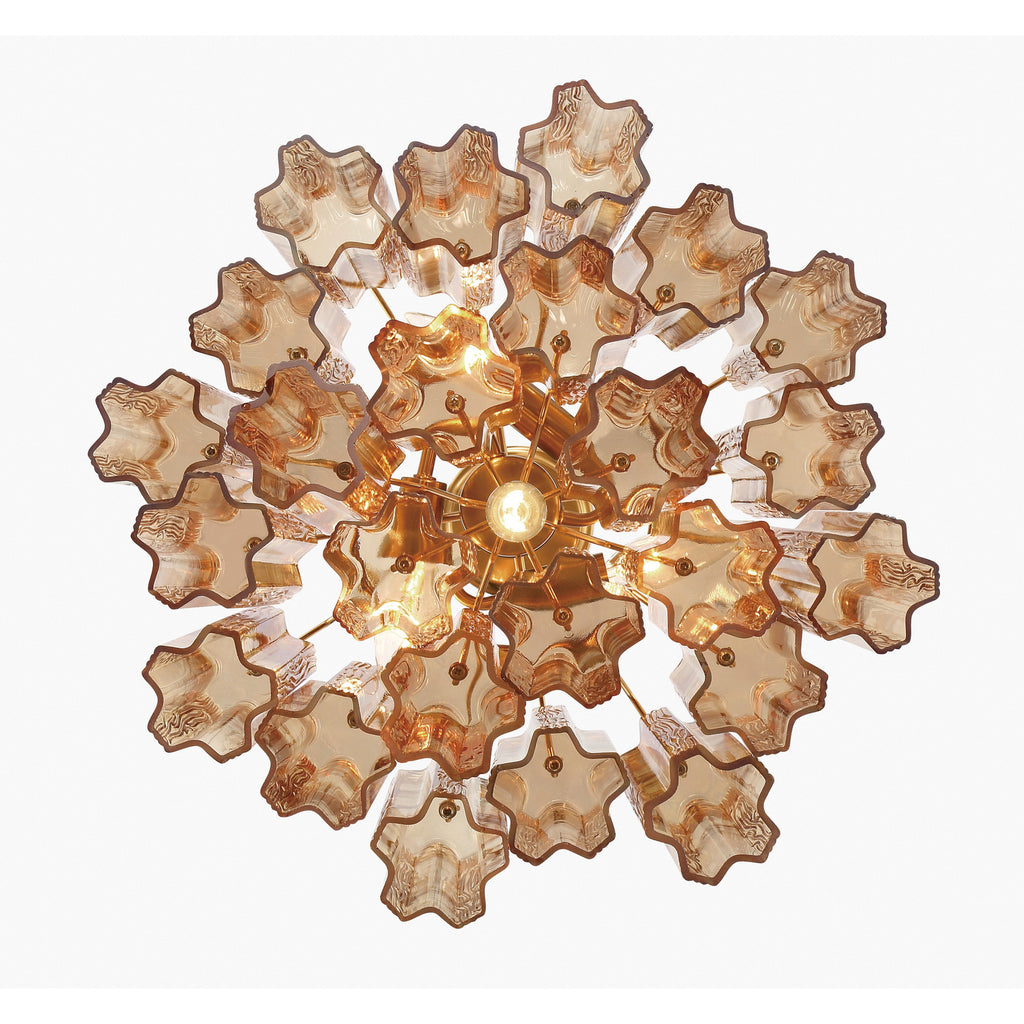 Crystorama Addis 17.75'' Chandelier in Aged Brass - Additional View