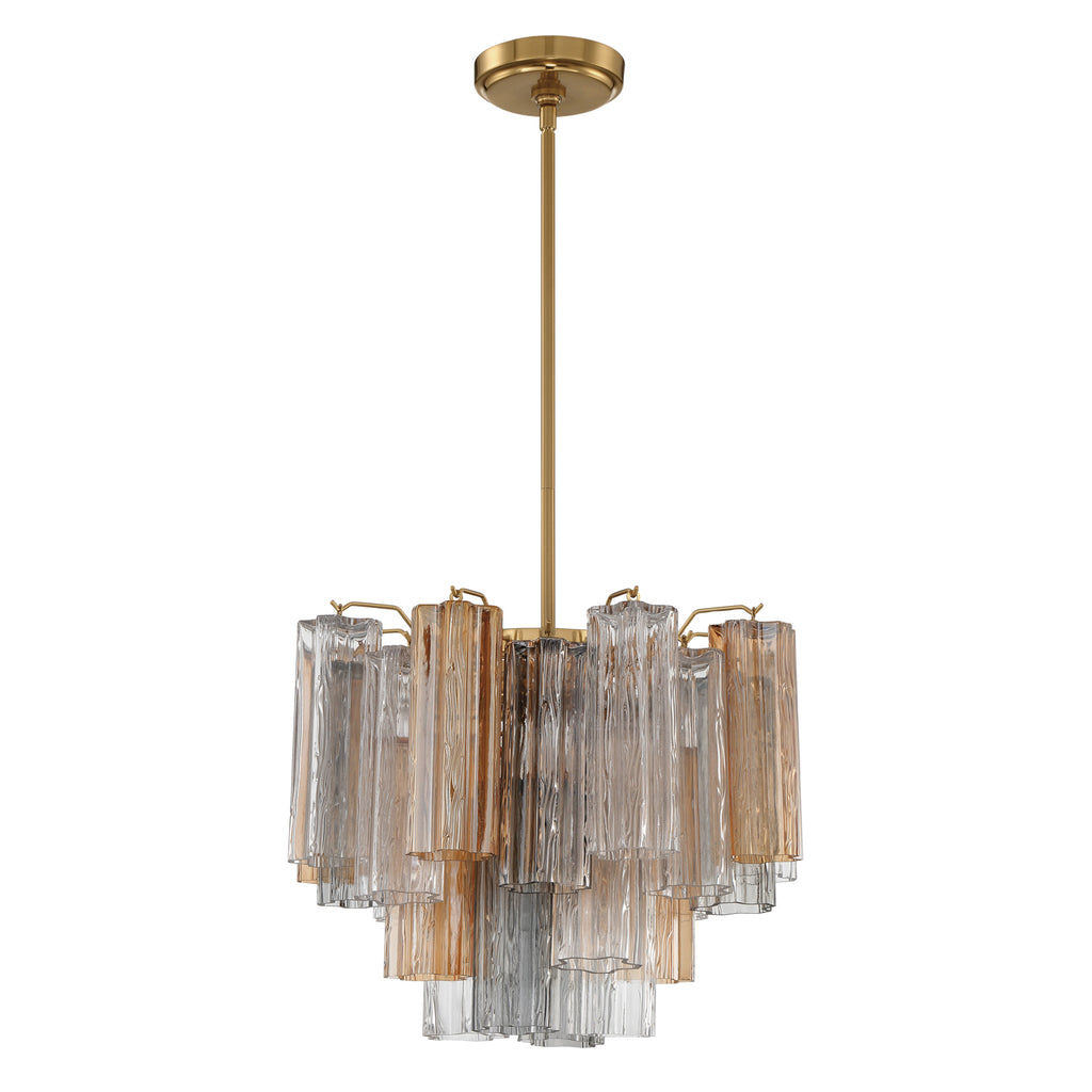 ADD-300-AG-AU Addis 4 Light Mini Chandelier | Main Image