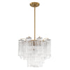 ADD-300-AG-CL Addis 4 Light Mini Chandelier | Main Image