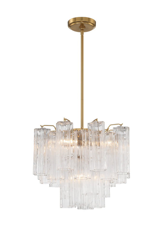 ADD-300-AG-CL Addis 4 Light Mini Chandelier | Alternate Image