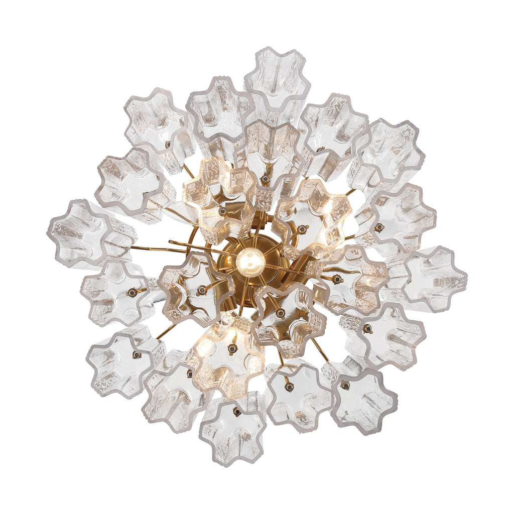 ADD-300-AG-CL Addis 17.75'' Chandelier | Alternate Image