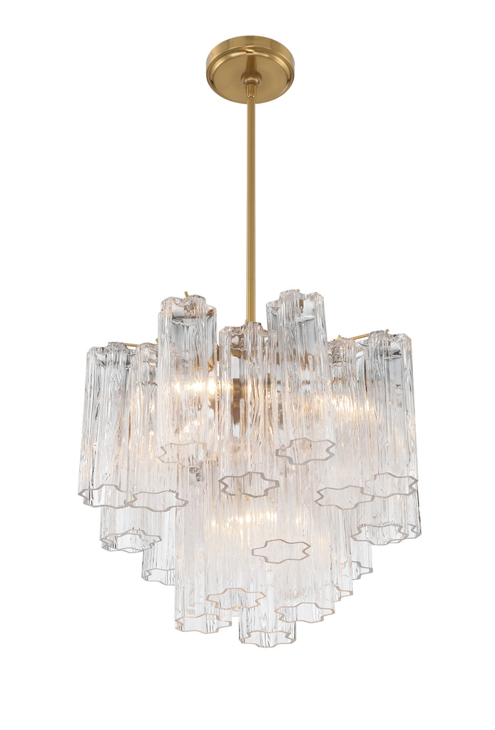 ADD-300-AG-CL Addis 4 Light Mini Chandelier | Alternate Image