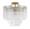ADD-300-AG-CL_CEILING Addis 17.75'' Semi Flush Mount | Main Image