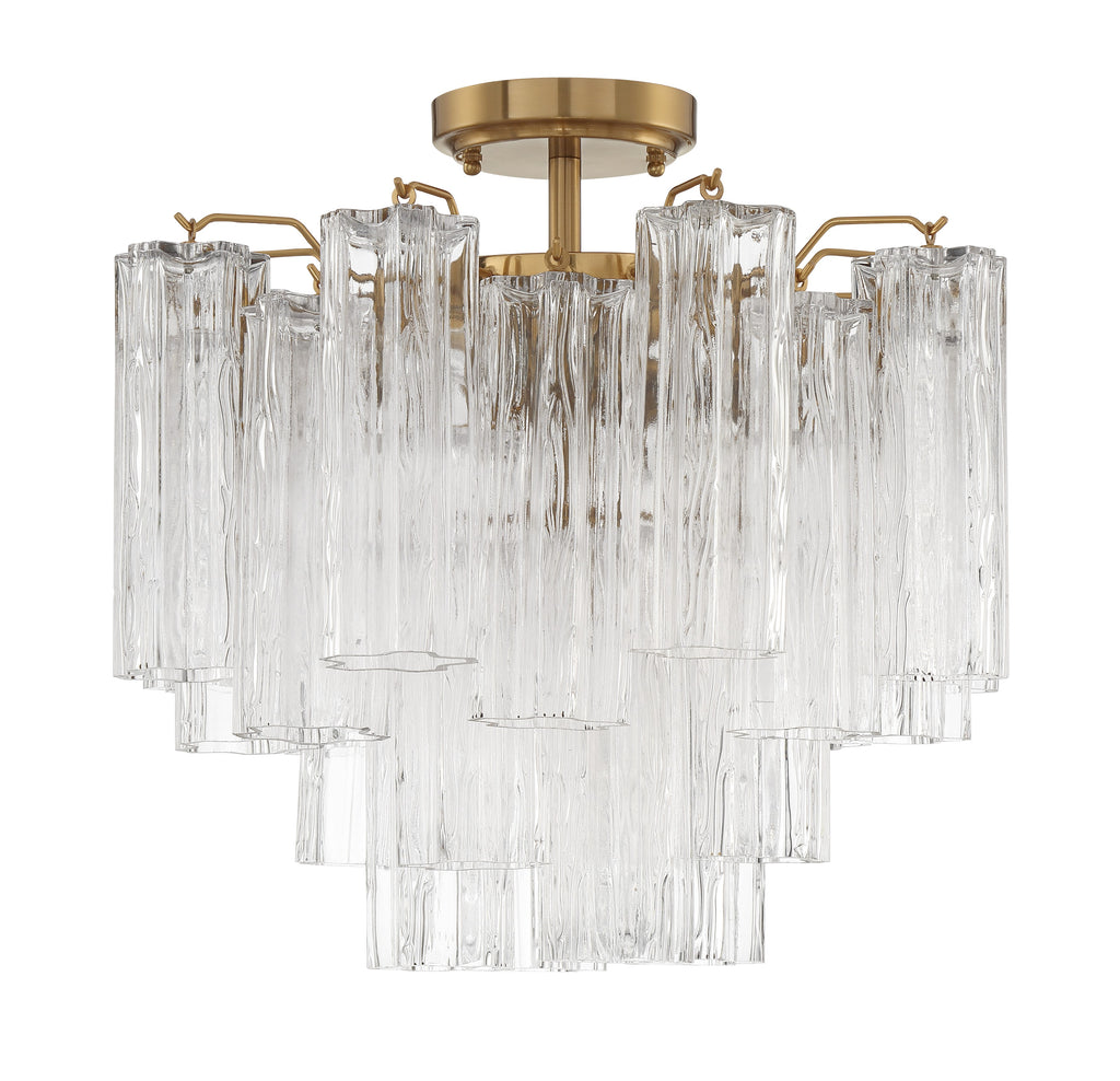ADD-300-AG-CL_CEILING Addis 17.75'' Semi Flush Mount | Main Image