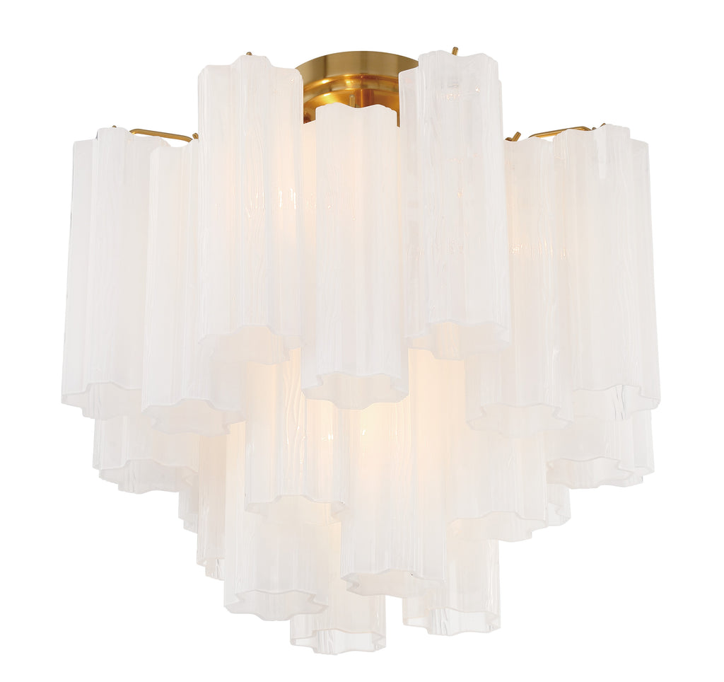 ADD-300-AG-WH_CEILING Addis 17.75'' Semi Flush Mount | Alternate Image