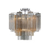 Crystorama Addis 17.75'' Semi Flush Mount in Polished Chrome - Additional View