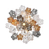 Crystorama Addis 17.75'' Semi Flush Mount in Polished Chrome - Additional View
