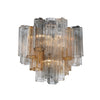 Crystorama Addis 17.75'' Semi Flush Mount in Polished Chrome - Additional View