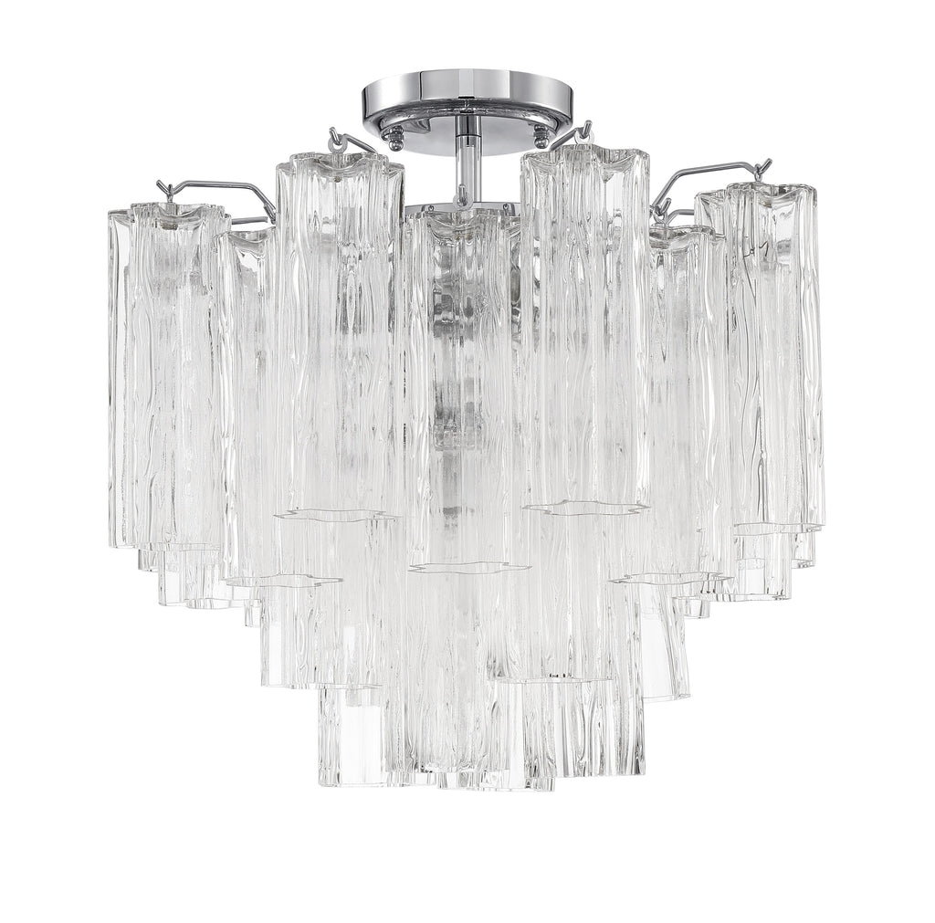 ADD-300-CH-CL_CEILING Addis 17.75'' Semi Flush Mount | Main Image