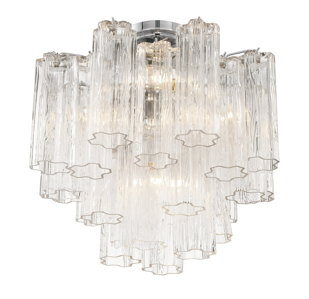 ADD-300-CH-CL_CEILING Addis 17.75'' Semi Flush Mount | Alternate Image