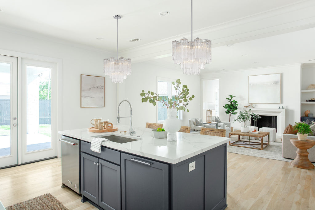 ADD-300-CH-CL Addis 17.75'' Chandelier | Lifestyle Image