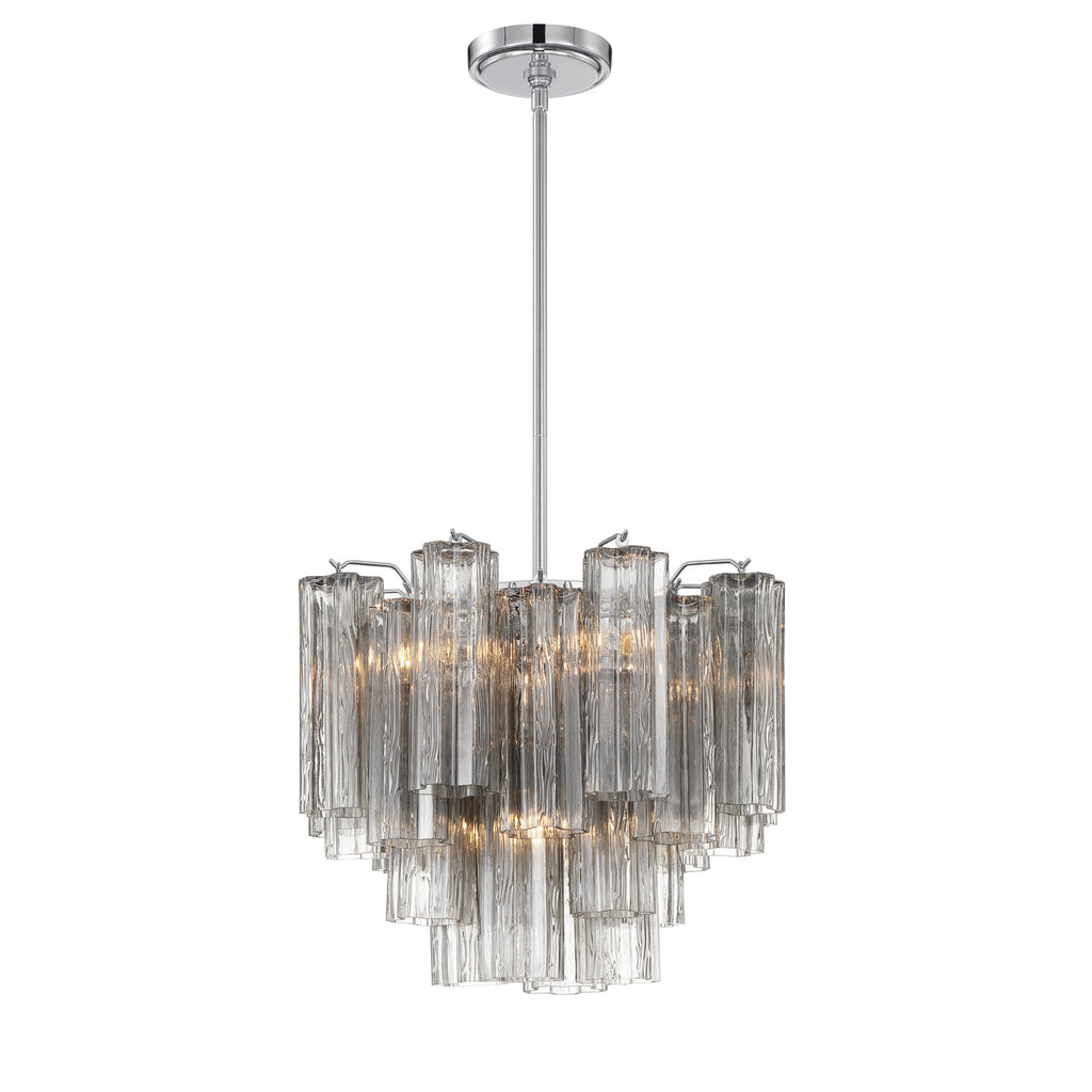 Crystorama Addis 17.75'' Chandelier in Polished Chrome - Additional View
