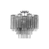 Crystorama Addis 17.75'' Semi Flush Mount in Polished Chrome - Front View