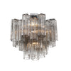 Crystorama Addis 17.75'' Semi Flush Mount in Polished Chrome - Additional View