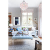 Crystorama Addis 17.75'' Chandelier in Polished Chrome - Lifestyle View