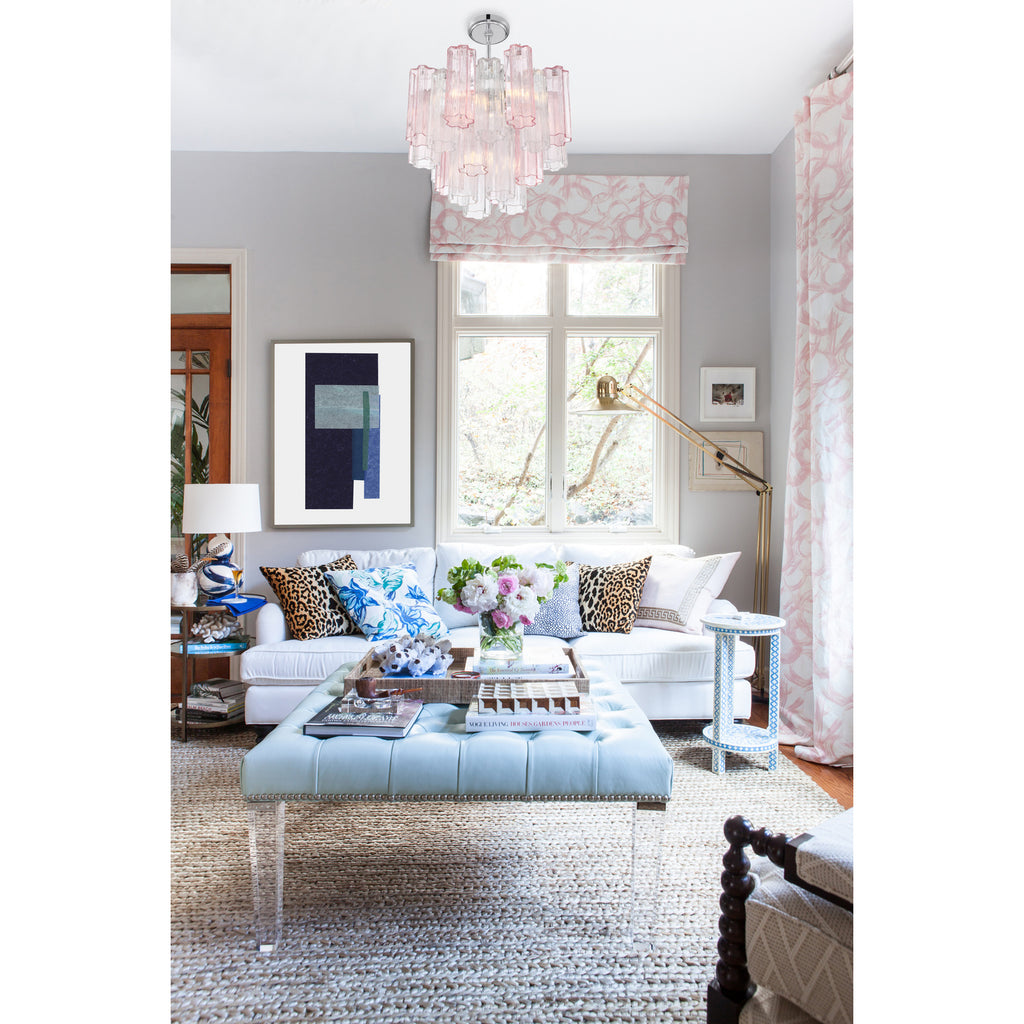 Crystorama Addis 17.75'' Chandelier in Polished Chrome - Lifestyle View