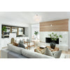 Crystorama Addis 17.75'' Semi Flush Mount in Polished Chrome - Lifestyle View