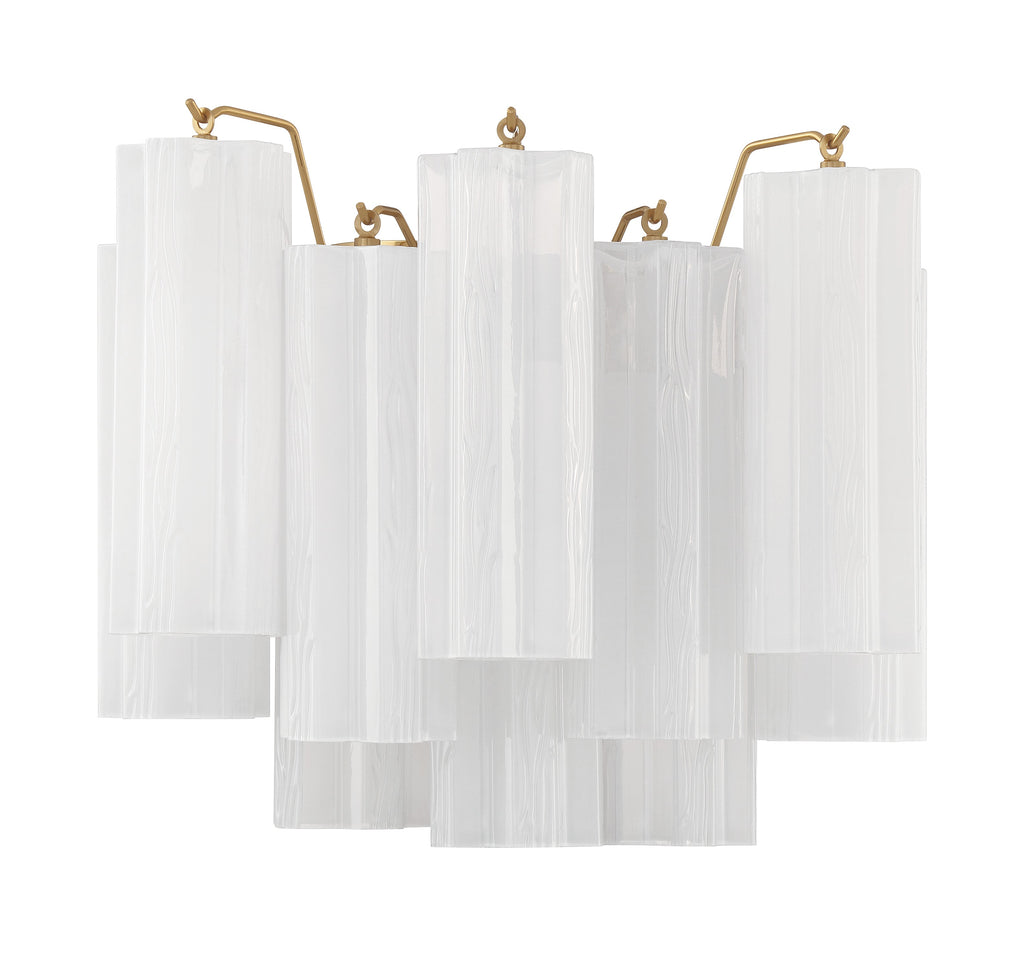 ADD-302-AG-WH Addis 14.5'' Sconce | Main Image