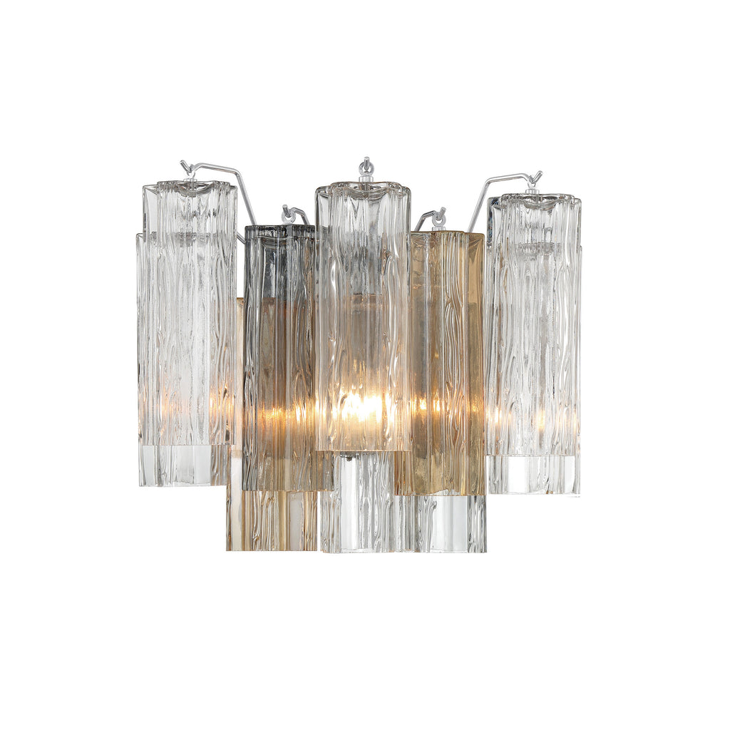 Crystorama Addis 14.5'' Sconce in Polished Chrome - Additional View
