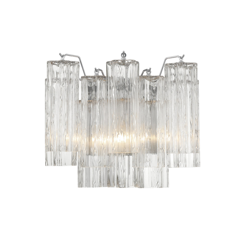 Crystorama Addis 14.5'' Sconce in Polished Chrome - Additional View