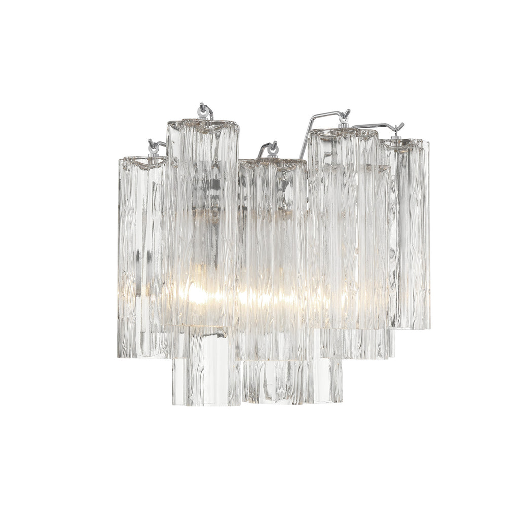 Crystorama Addis 14.5'' Sconce in Polished Chrome - Additional View