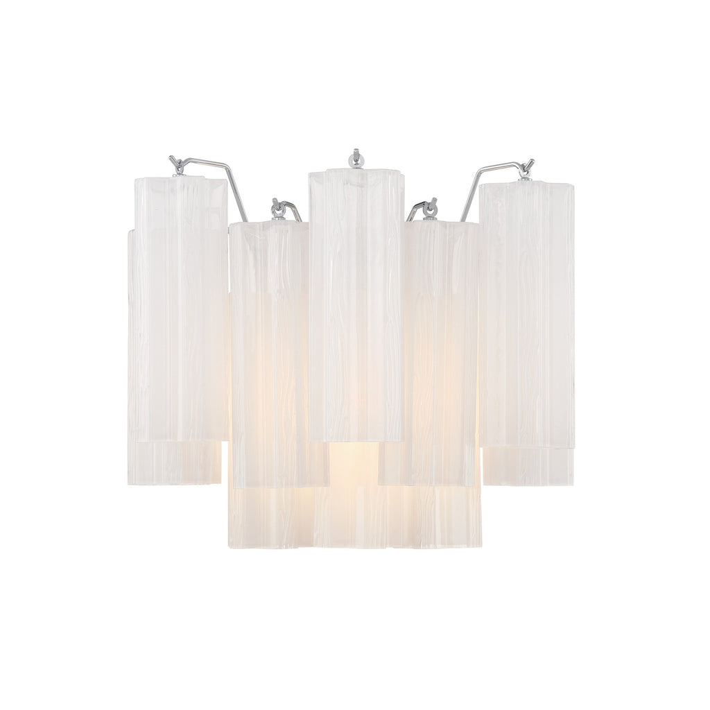 Crystorama Addis 14.5'' Sconce in Polished Chrome - Additional View