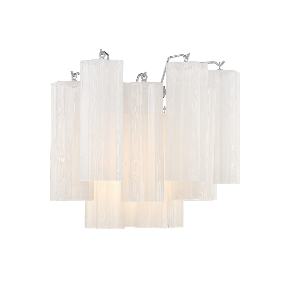 Crystorama Addis 14.5'' Sconce in Polished Chrome - Additional View