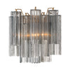 ADD-303-AG-SM Addis 2 Light Sconce | Main Image