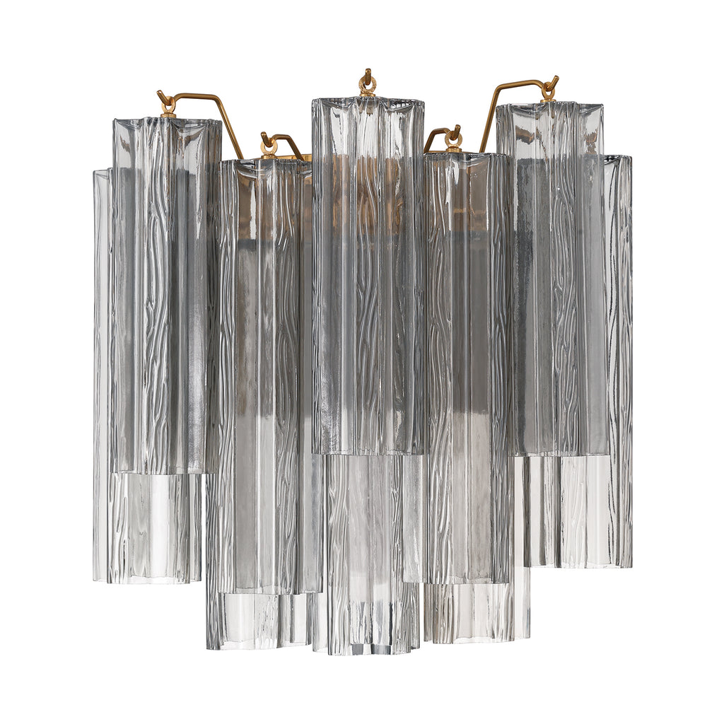 ADD-303-AG-SM Addis 2 Light Sconce | Alternate Image