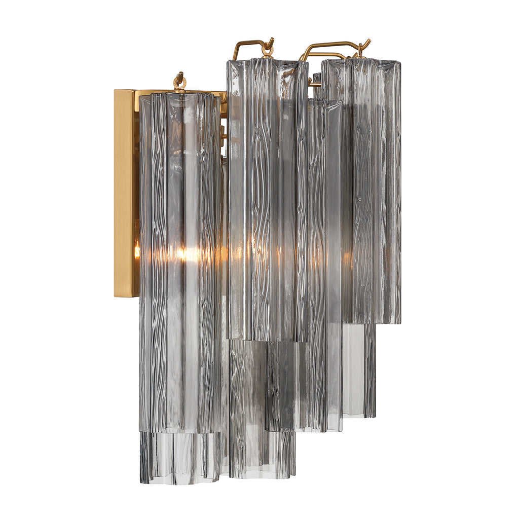 ADD-303-AG-SM Addis 2 Light Sconce | Alternate Image