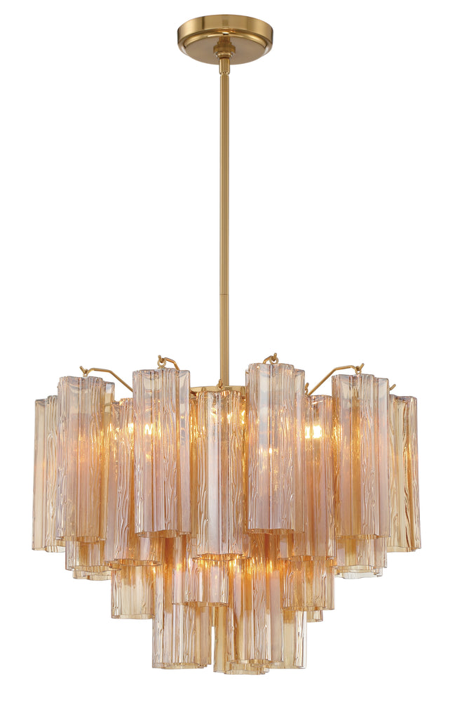 ADD-306-AG-AM Addis 6 Light Chandelier | Main Image