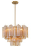 ADD-306-AG-AM Addis 6 Light Chandelier | Main Image