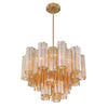Crystorama Addis 19.75'' Chandelier in Aged Brass - Additional View